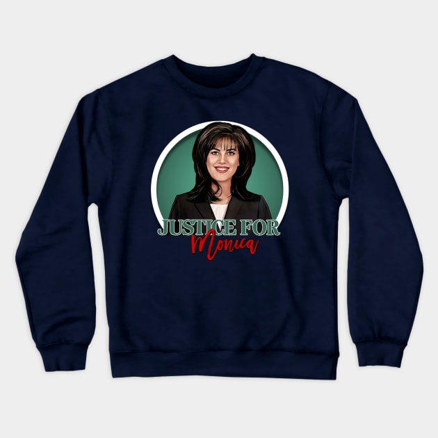 Monica Lewinsky Crewneck Sweatshirt by Indecent Designs